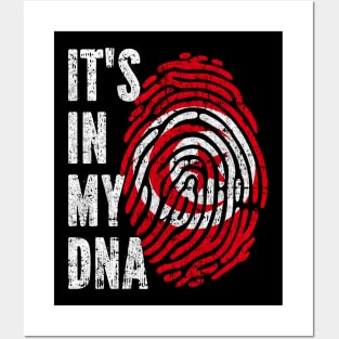 IT'S IN MY DNA Tunisia Flag Men Women Kids Posters and Art